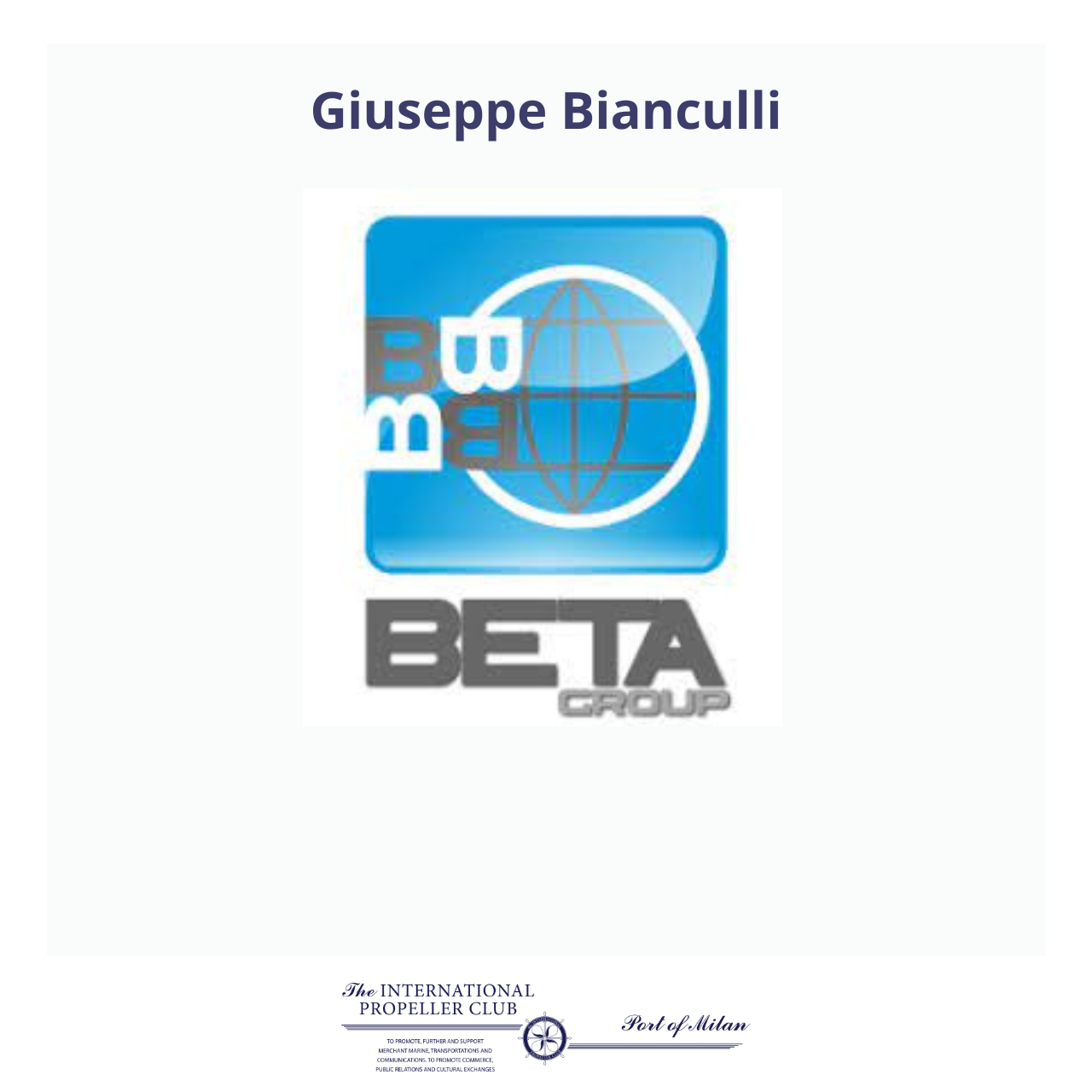 Bianculli Giuseppe
